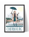 Affiche Cherbourg by AC Larroque Illustrations 30 X 40 cm • Papeterie • Cherwood