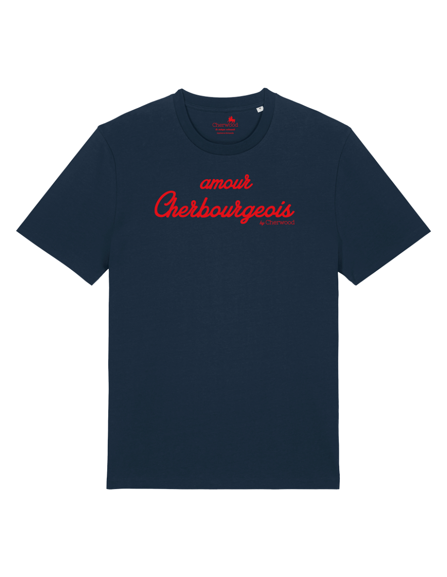 T-shirt Mixte Cherbourgeois personnalisé Saint Valentin • Saint-Valentin ❤️ • Cherwood