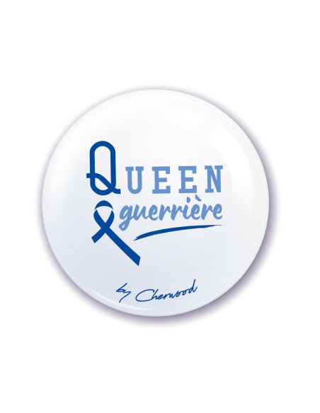 Badge Queen Guerrière Mars Bleu • Mars Bleu • Cherwood